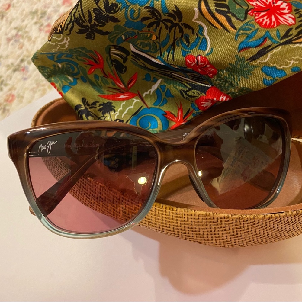 Maui Jim Starfish sandstone/blue sunglasses